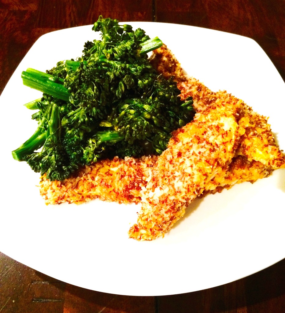 chicken strips and broccolini2