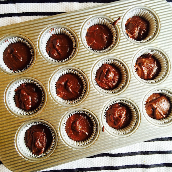 Banana Cocoa Muffin Batter Before Baking2