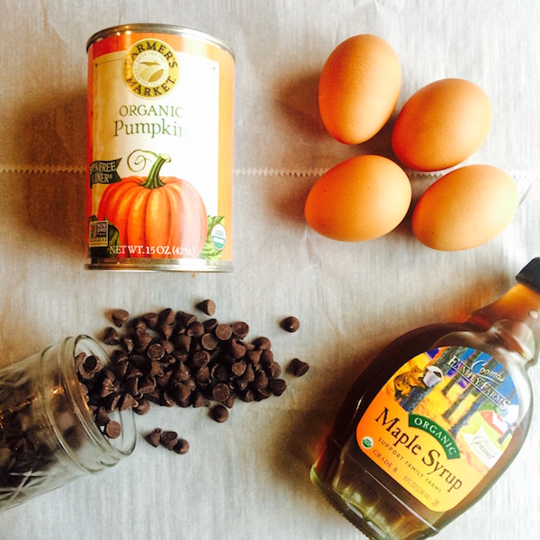 Pumpkin Chocolate Chip Cookie Ingredients