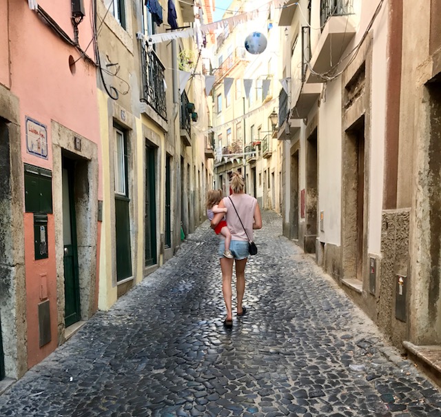 Alfama Streets Walking