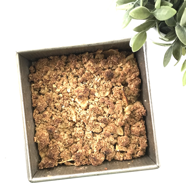 Gluten Free Ginger Apple Crumble