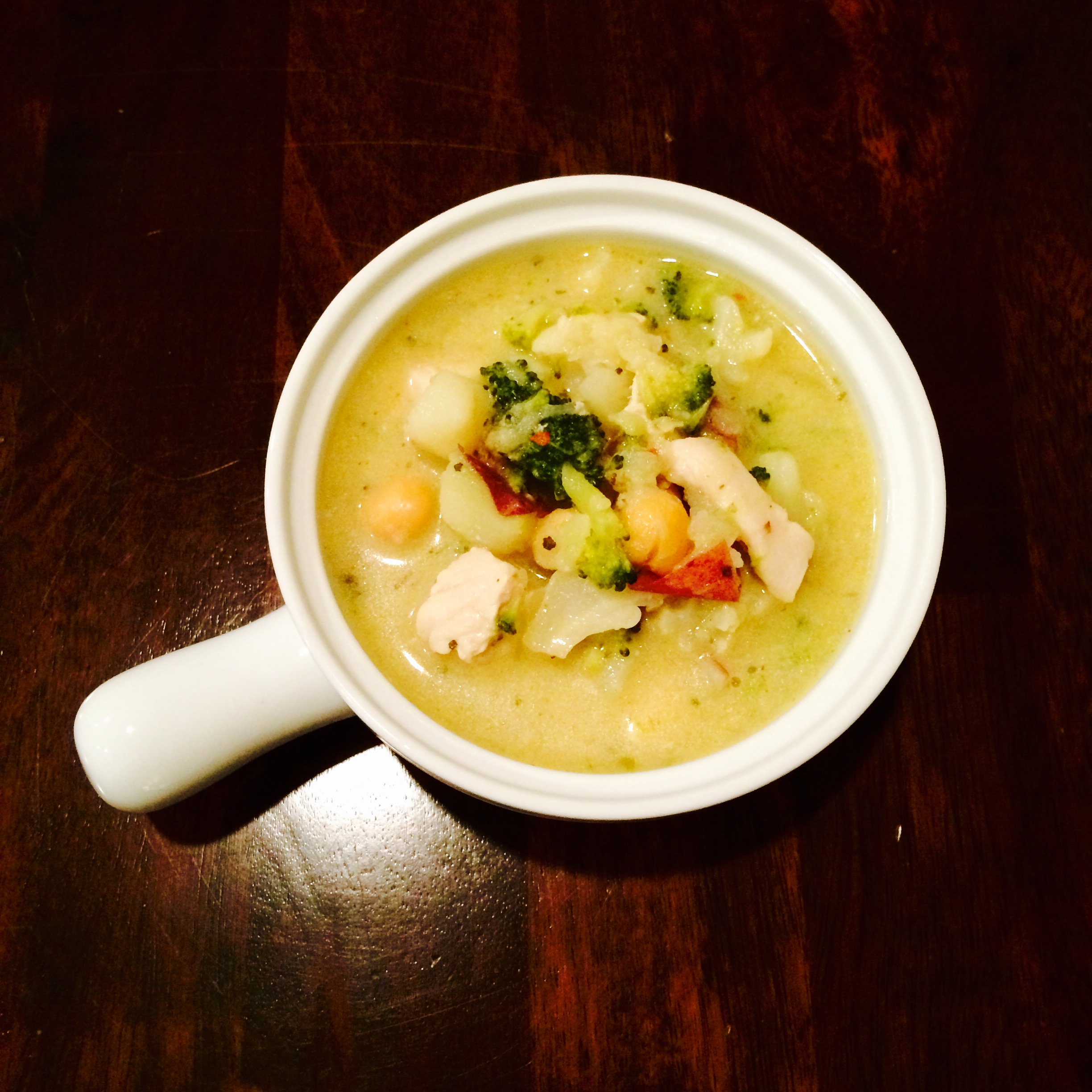 Creamy Chicken + Vegetable Chowder [dairy-free]