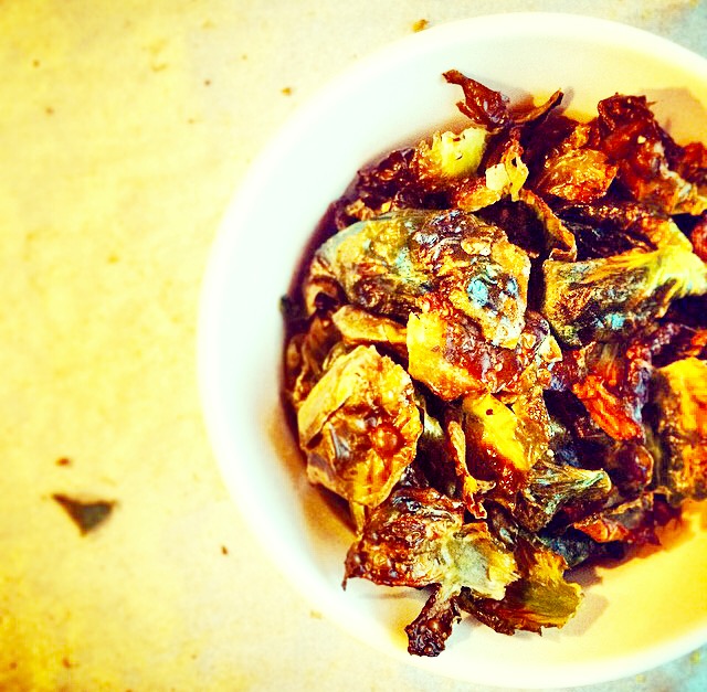 brussels sprout chips