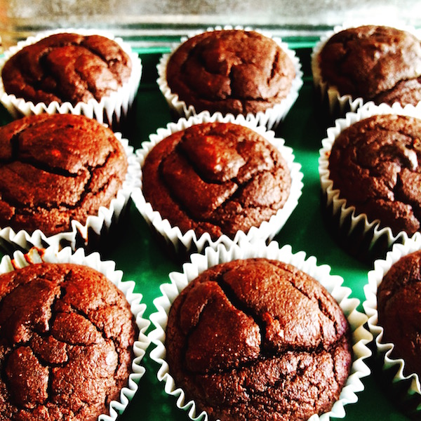 Banana-Cocoa Muffins