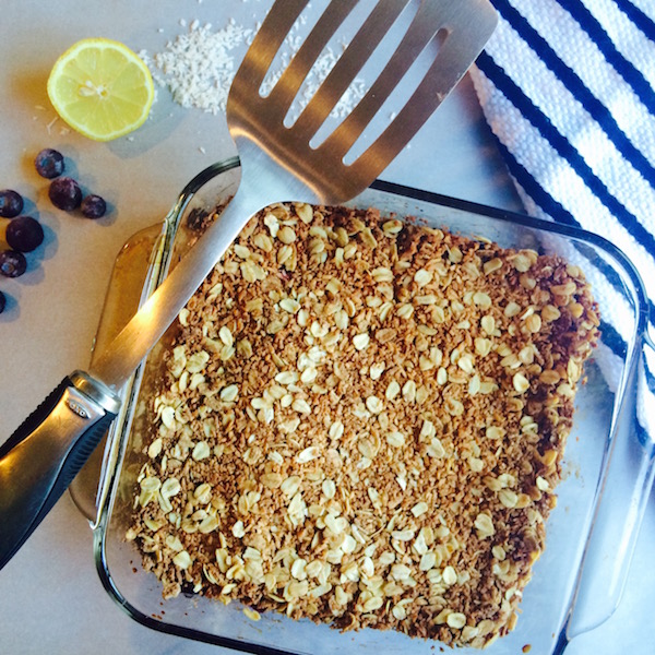 Lemon-Blueberry Crumble