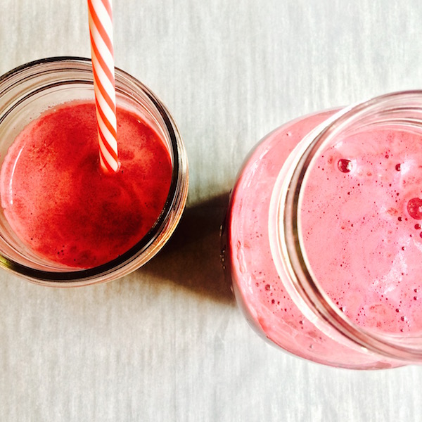 Pink Energizer Veggie Juice [beet-carrot-cucumber-orange-ginger]