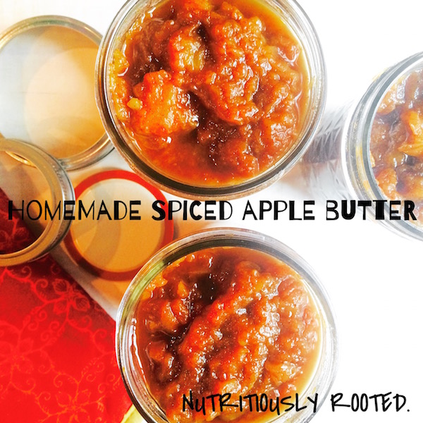 Homemade Spiced Apple Butter [crockpot]