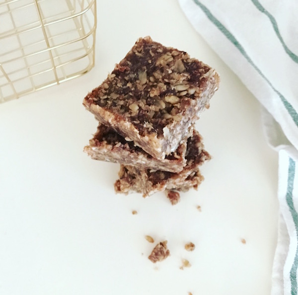 No Bake Granola Bars Stacked