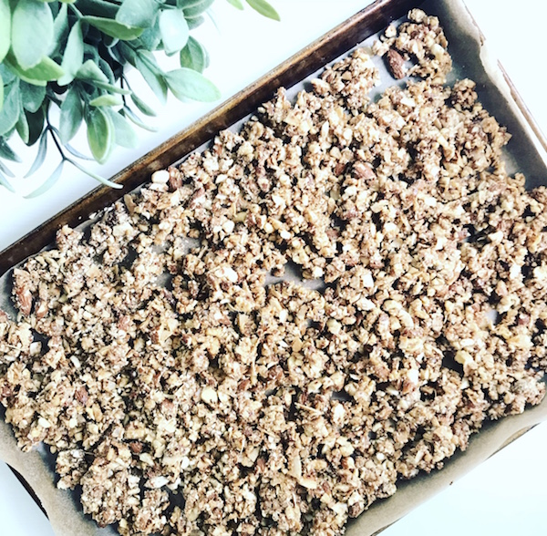 Maple Cinnamon Paleo Granola